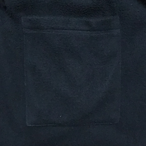 Black Fleece Oversized Jacket With Fringe scarf 🧣 attached! - Picture 2 of 5